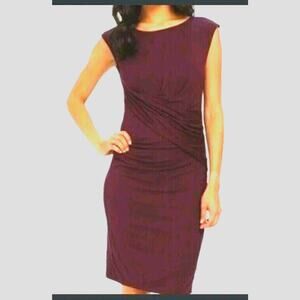 Kut From The Kloth Stitch Fix Mollee Knit Dress In Dark Purple Plum Sleeveless 0